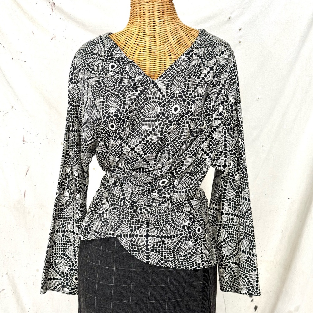 THAKOON Asymmetrical Silk Blouse